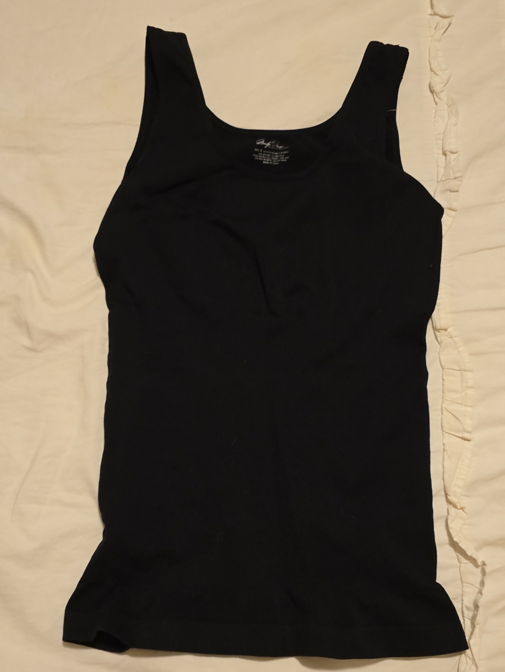 Marilyn Monroe Black Scoop Neck Tank Top Body Shaper Extra Firm
